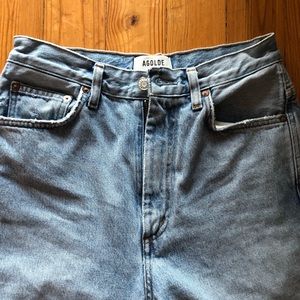 Agolde waist high rise kick